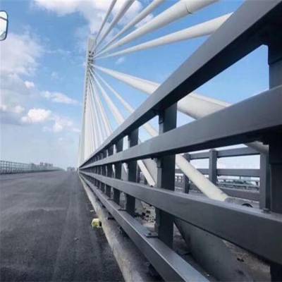 硕翔市政桥梁钢护栏单价 桥梁开口护栏厂家 定西城市美观护栏定做图1