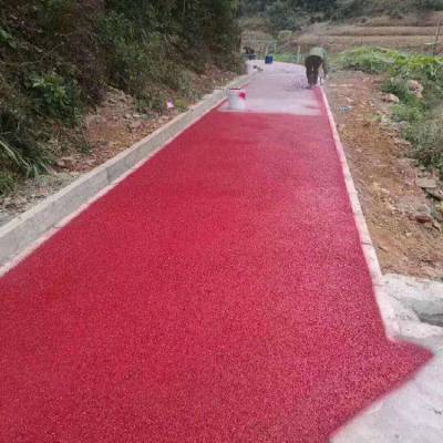 沥青改色路面 城市绿化沥青路面改色喷涂工程 Sinwe/鑫威图1