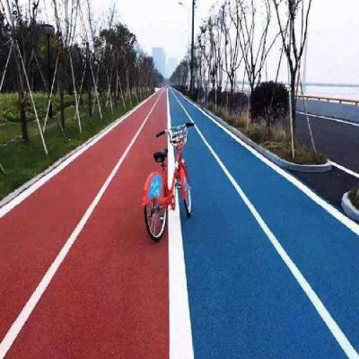 沥青改色路面 城市绿化沥青路面改色喷涂工程 Sinwe/鑫威图3