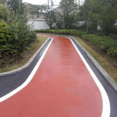 沥青改色路面 城市绿化沥青路面改色喷涂工程 Sinwe/鑫威图2