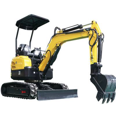 岳工15小型挖土机 深翻田园超小挖掘机 城市施工微挖勾机图片图3