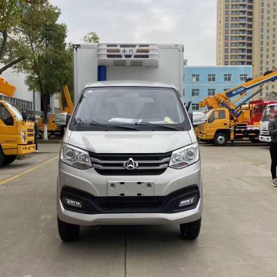 城市冷链配送车 长安小型市内冷藏车 蓝牌4米2蔬菜水果保鲜车图2