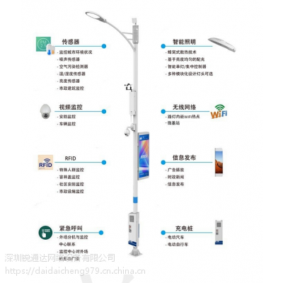 智慧城市智慧灯杆网络求助对讲报警系统锐通达SV-6002图1