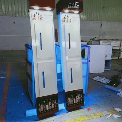 智能锁展柜指纹锁安防门锁展架 锁展台锁柜台烤漆靠墙专卖店图1