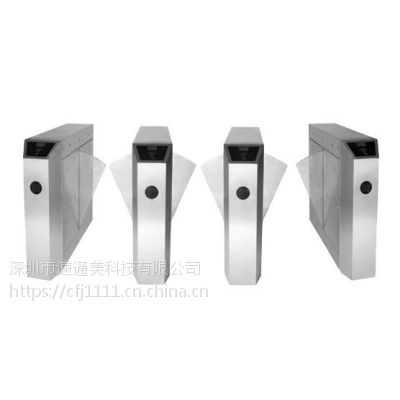 人脸识别门禁机翼闸人行通道智能设备安防***桥式豪华尖角款包邮图1