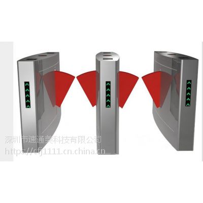 人脸识别门禁机翼闸人行通道智能设备安防***桥式豪华尖角款包邮图3