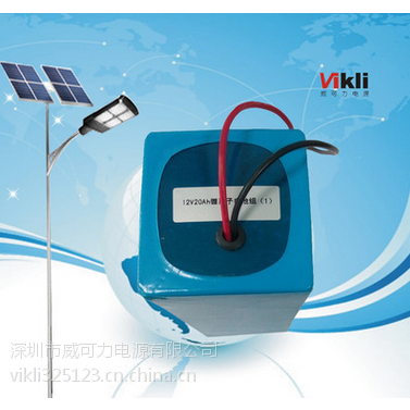 太阳能道路交通灯12V20AH充电锂电池图1