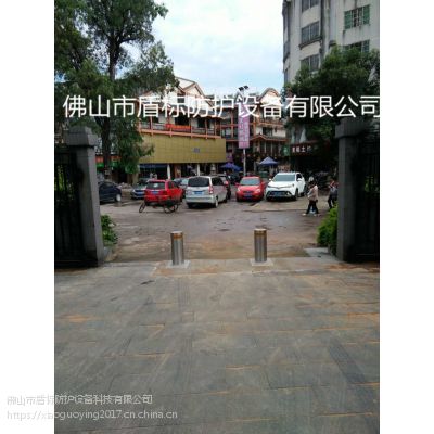 304不锈钢电动遥控升降柱，反恐防撞挡车柱，酒店智能升降路桩，交通警示路障图2
