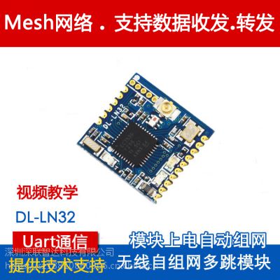DL-LN32 2.4G无线自组网模块 智能家居控制模块 智能灯控模块 UART通信 简单易用图1