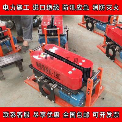 电缆输送机拉缆机电缆布线拉线机通信电缆传输机履带式电缆牵引机图1