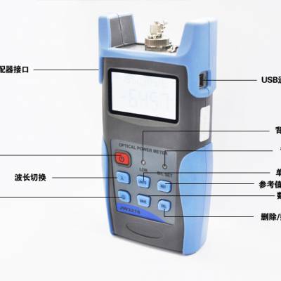 多功能型手持式光功率计 JW3216 波长识别 频率识别 USB通信图3