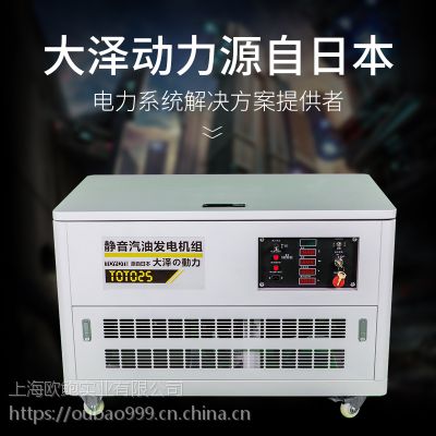 通信机房用25KW汽油发电机