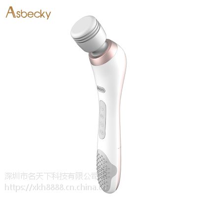 ***美容仪器 智能家居按摩器 充电式眼部美容保健仪 多功能（双用头）手持按摩器图1