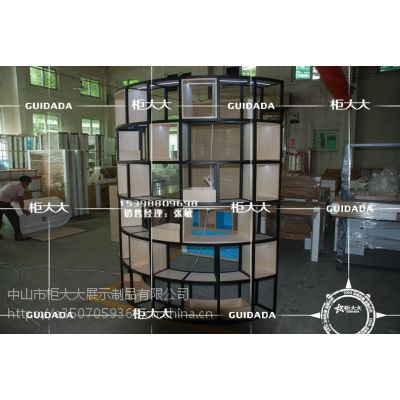 京东之家弧形展柜 智能家居展柜 柜大大***图1