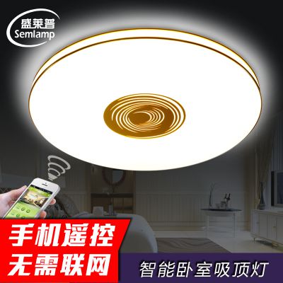 盛莱普智能吸顶灯手机遥控吸顶灯现代简约圆形适用于卧室书房智能照明图1