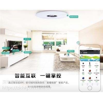 无线智能触摸开关 wifi微信 手机远程遥控控制 886型欧规 120型美规开关 紫橙微家智能家居图2
