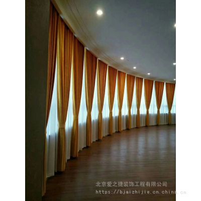 电动窗帘遥控自动智能窗帘家用开合双轨道杆智能家居电机图2