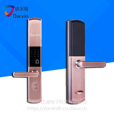 达尔维电子指纹锁 智能家居防盗锁 刷卡感应密码锁批发厂家图1
