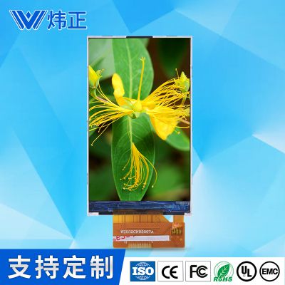 炜正供应3.2寸TFT液晶屏 高清分辨率240*400 智能穿戴家居分辨率