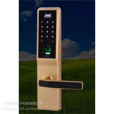 指纹防盗门锁，智能家居锁图1