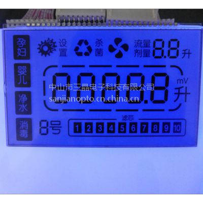 三晶厂家供应 智能家居净水器显示屏 LCD液晶屏 全透加背光图2
