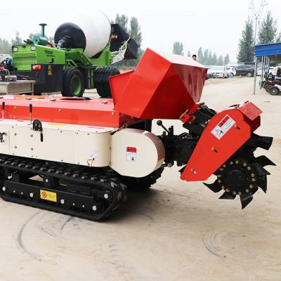 水旱两用履带旋耕机 履带式果园开沟施肥回填一体机 农业多用田园管理机图3