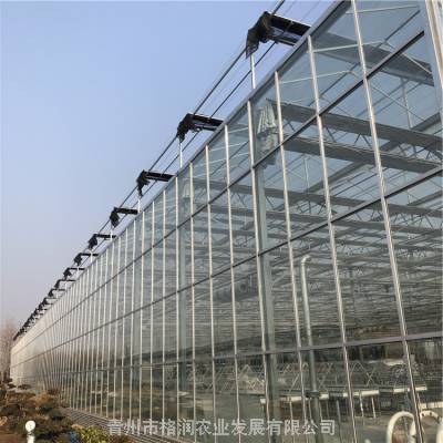 郑州农业玻璃温室大棚配件供应 新乡玻璃连栋温室大棚配件 郑州***玻璃温室大棚承建图1