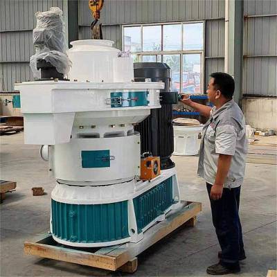 德辉环模木屑颗粒机 农业废弃物压块机 小型锯末造粒生产线图1