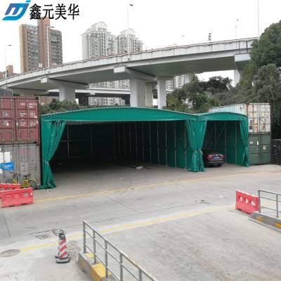 绍兴新昌县定制农业园推拉篷 伸缩雨棚布 搭建活动雨棚 材质图2