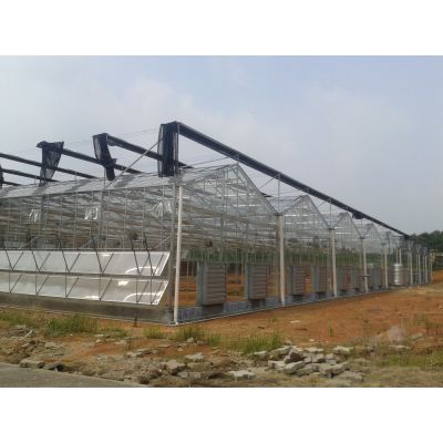 河南供应智能双拱双膜连栋大棚温室厂家 万泰农业大棚骨架厂图3