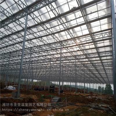 圣亚农业用自动化智能化玻璃温室_抗氧化玻璃温室厂家价格图3