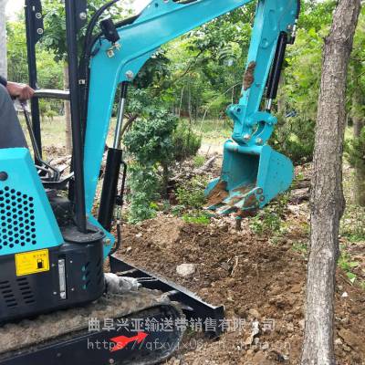 抓草机视频 农业园林小型挖土机 兴亚输送 果园施肥开沟机柴油田园管理机图3