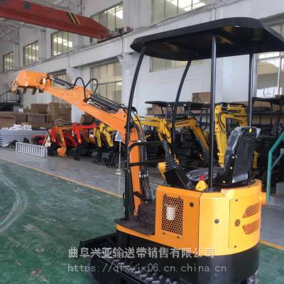 抓草机视频 农业园林小型挖土机 兴亚输送 果园施肥开沟机柴油田园管理机图1