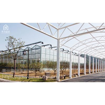 江西吉安现代农业智能化温室大棚物联网控制、中空8mmPC板顶部覆盖型建造单位图2