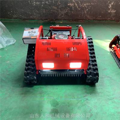 农业好帮手智能遥控割草机 履带式行走 坡地草坪 平地球场除草设备图2