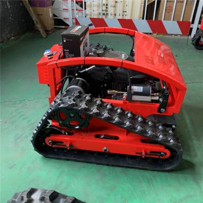 农业好帮手智能遥控割草机 履带式行走 坡地草坪 平地球场除草设备图1