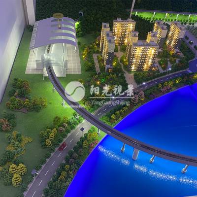 智能农业沙盘 城市规划模型 机械模型 厂区沙盘 阳光视景图3