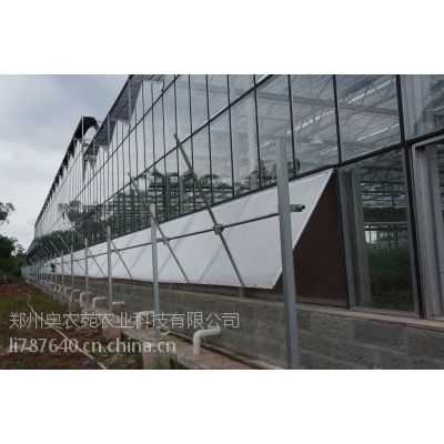 贵阳单层浮法玻璃连栋智能温室大棚建设案例-郑州奥农苑农业15238097573