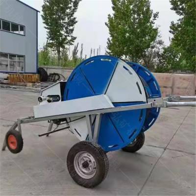 智能卷盘式喷灌机 农业园林用大型绞盘浇地机 育苗洒水车图3