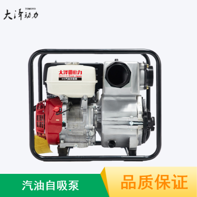 上海大泽动力智能科技4寸农业灌溉汽油自吸泵