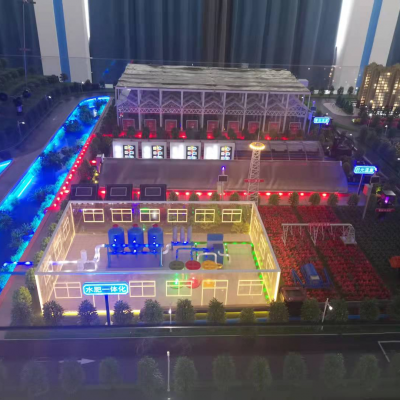 智能温室沙盘温室大棚模型智能交通沙盘图1