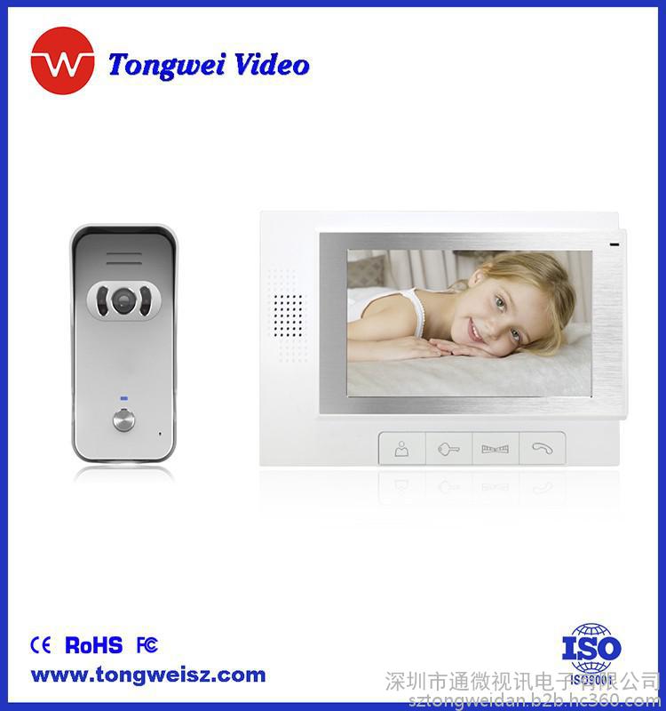 **7寸DP-702别墅小区 可视对讲   带拍照功能  免提   彩色高清显示  智能楼宇安防设备 监视/**图2