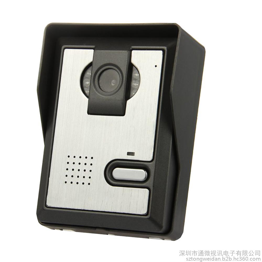 **7寸TFT别墅无线可视对讲门铃 数字高清显示  智能安防 方便实用  **  监视/**  夜视  多户型图2