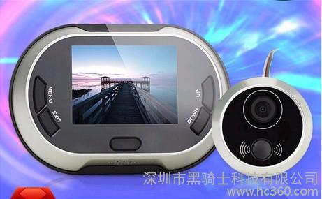 特价供应电子可视门铃,智能家居猫眼,家居安防 可视门铃 猫眼防盗夜视智能家居猫眼图1