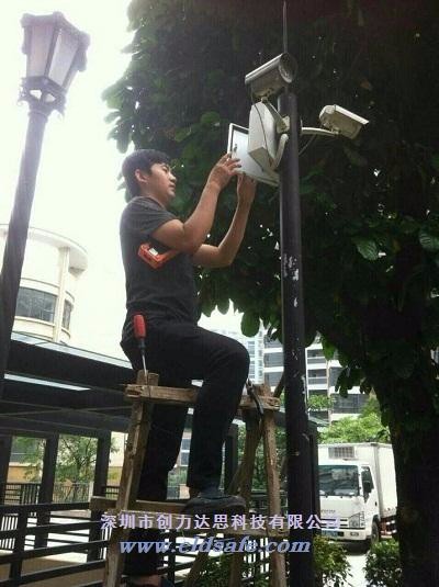 监控安装,安防监控安装,无线wifi覆盖,智能家居安装,防盗报警安装 电梯无线监控 2000米无需光钎信号传输图1