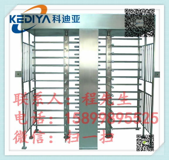 工地门禁安防通道闸机小区门禁速通门小区系统刷卡门禁安防通道智能 无障碍通道小区刷卡全高闸机通道KDY-Q580全高闸图2