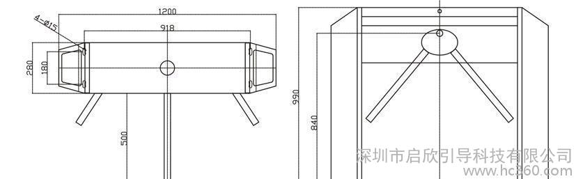 智能通道闸检票门禁 系统停车安防监控工程门禁机图1