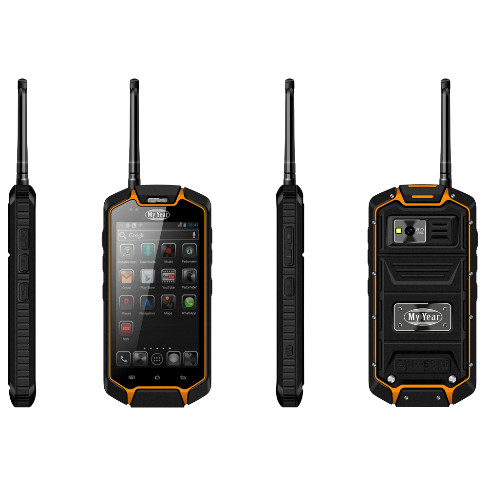 沃讯通3G通讯4.7寸高清屏现场执法安防巡检高清拍照手持终端PTT硬件对讲安卓智能手机图1