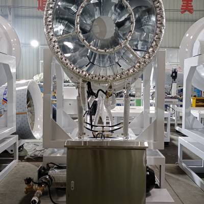 wp100米除尘智能粉尘控制器 水泥厂除尘炮 风送式远程雾炮机图2
