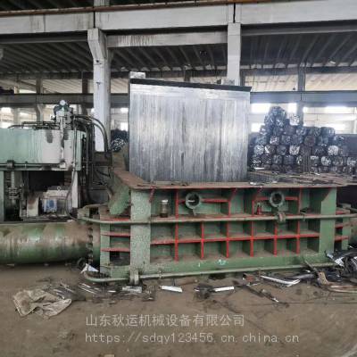 衡阳630吨废铁废钢压块机 双主缸金属废料挤压打包机 ***环保智能压块机